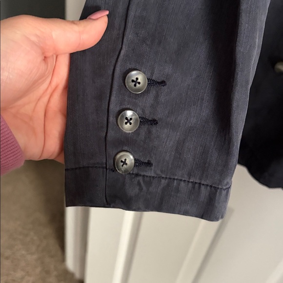 Sundance Women’s Chambray Utility Jacket Gray Size S - Picture 4 of 5